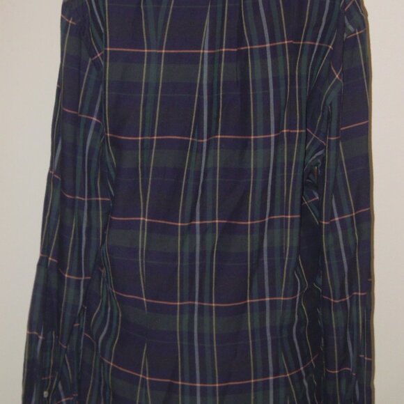 TODD SNYDER New York Men's Checkered Checked Button-Down Shirt Size Medium Blue - Picture 6 of 6